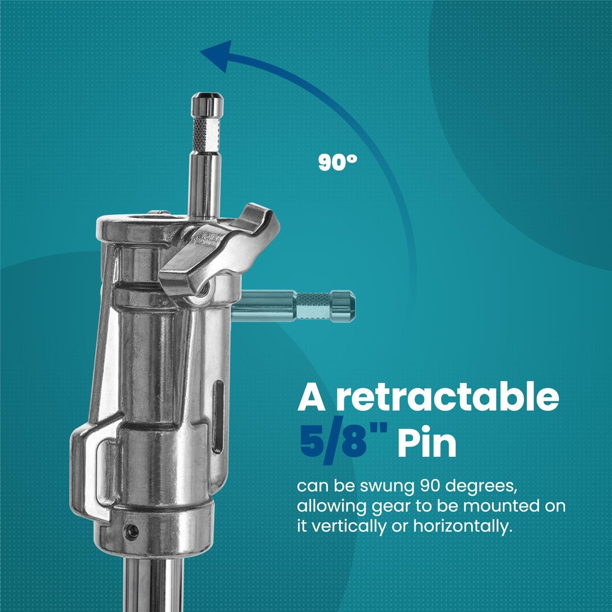 Flashpoint Flashpoint Heavy Duty 13.3ft High Cine Stand Pro with Leveling Leg an