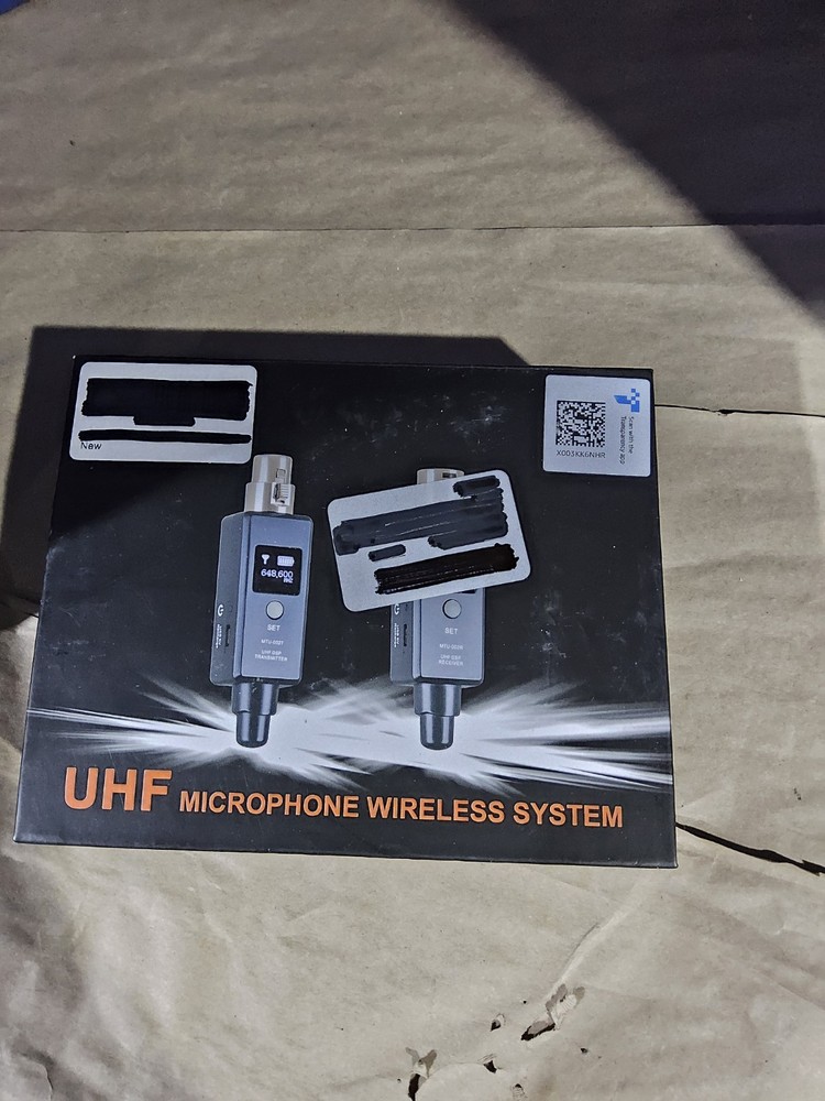 ¥Boeska UHF Microphone Wireless System *AS PICTURED, OPEN BOX, MISSING 2 Things