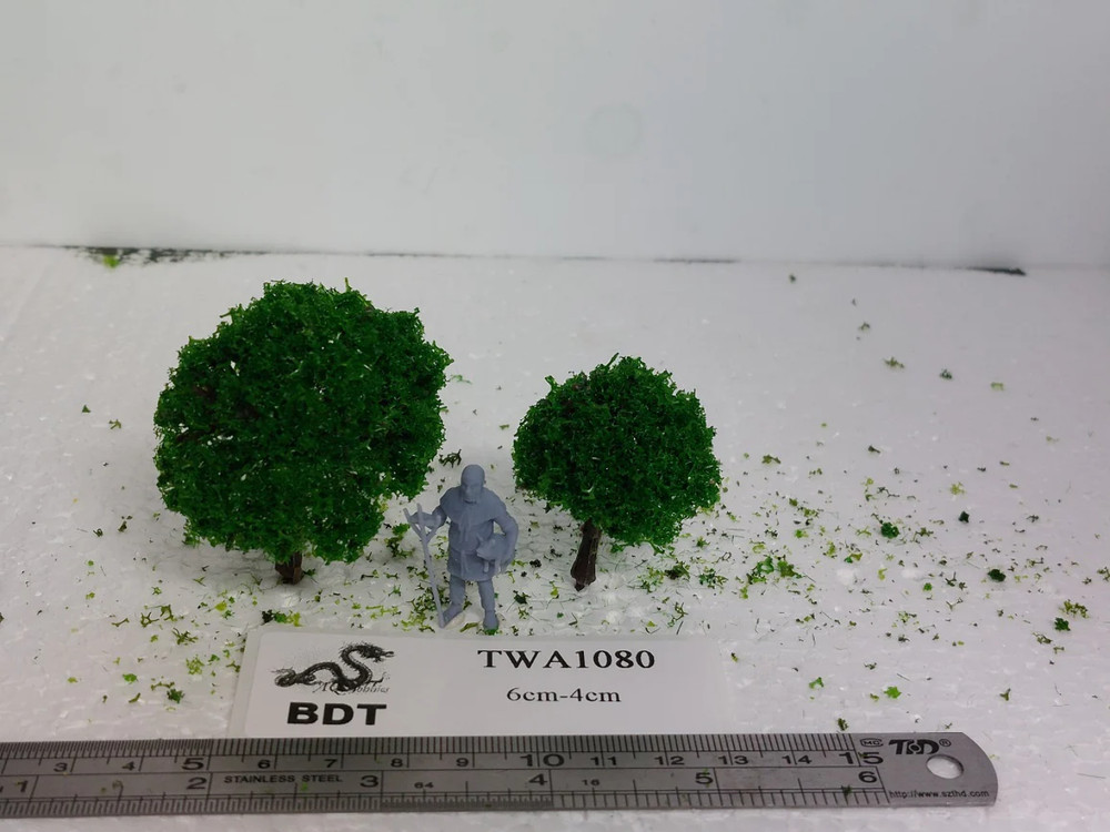 BDT Trees TWA1080 - All Scale - Tree - Mid-green - 10/pk