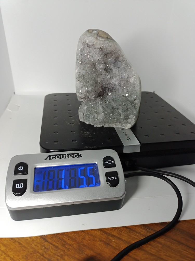 Gorgeous Silver Amethyst Crystal Cluster 1.5lb