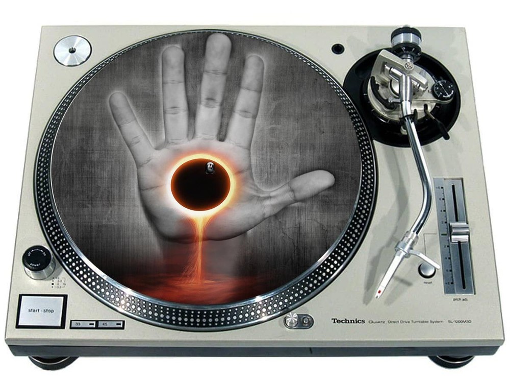 Slipmat Scratch Pad Felt for any 12" Turntable LP DJ Record Player HAND ECLIPSE