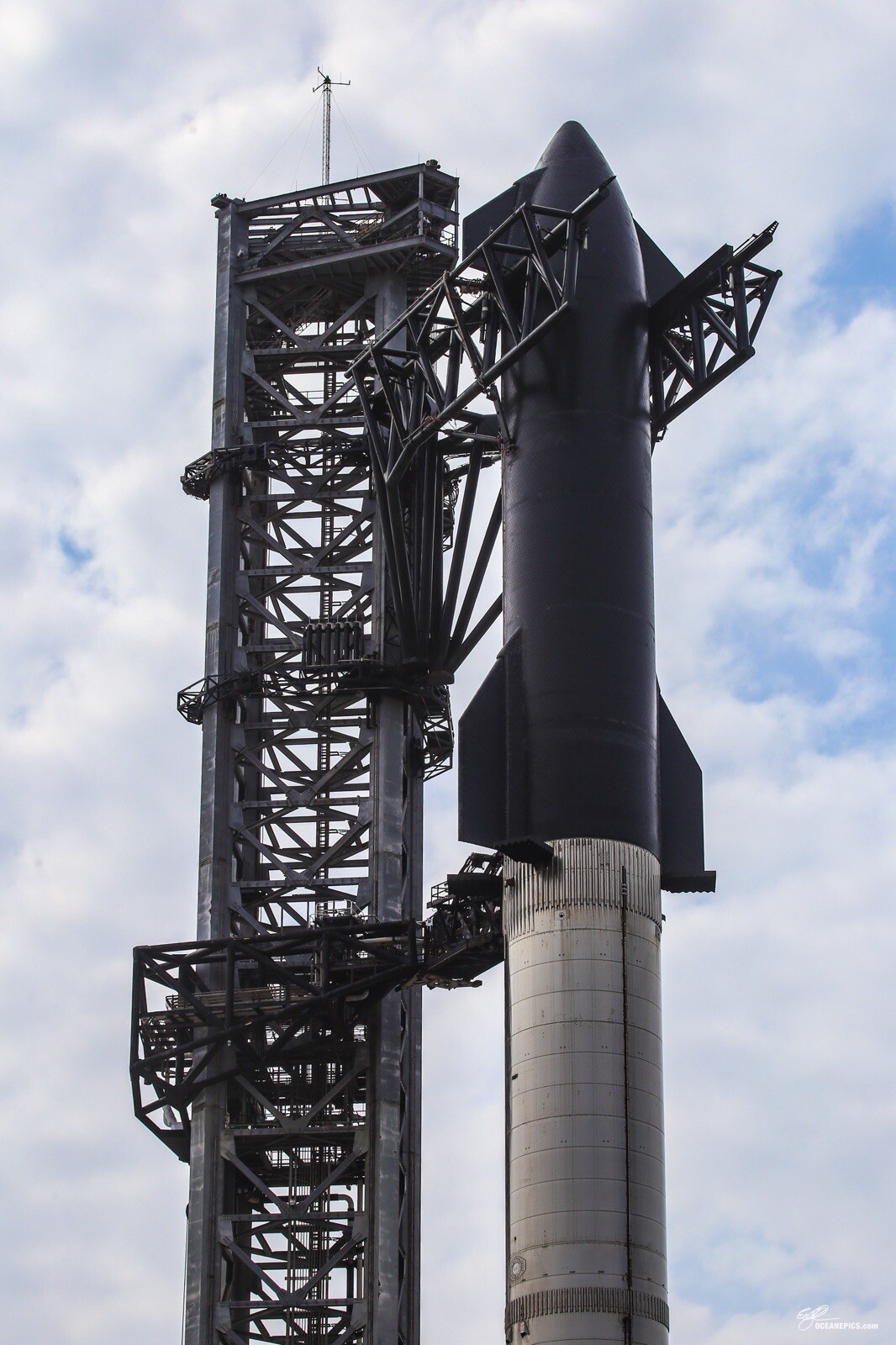 SpaceX Starship Tile Fragment Edge Section Historic Flight 1 Flown Relic!