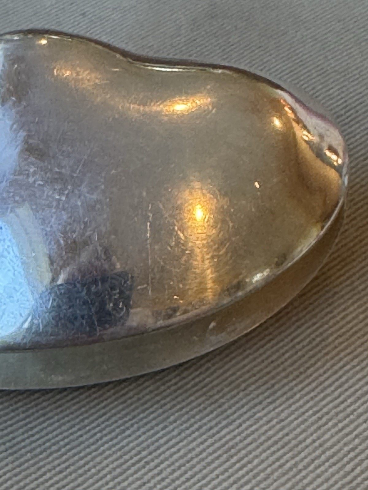 Antique Hallmarked Thailand? 90 Sterling Silver 4.25” Hinged Clam Shell Box