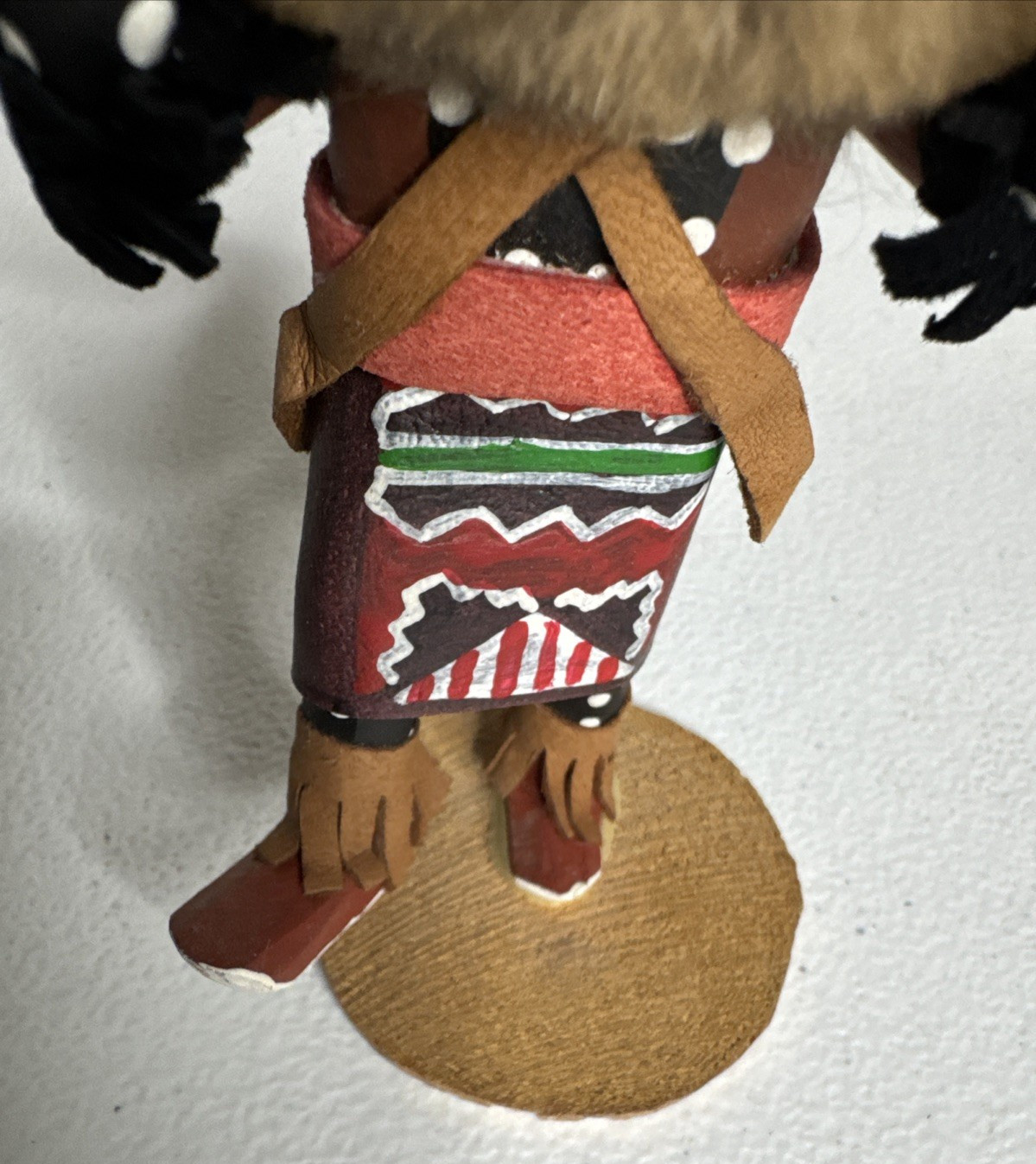 Vintage Navajo KATSINA Native American Indian Kachina Doll SNAKE RACER 4.5"H