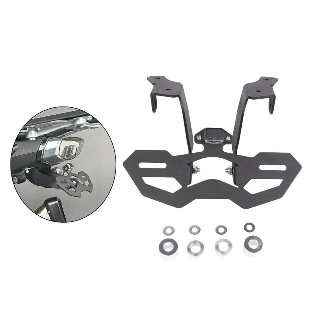 Licence Number Plate Bracket Tail Brackets Replacement with Light Sturdy Fender