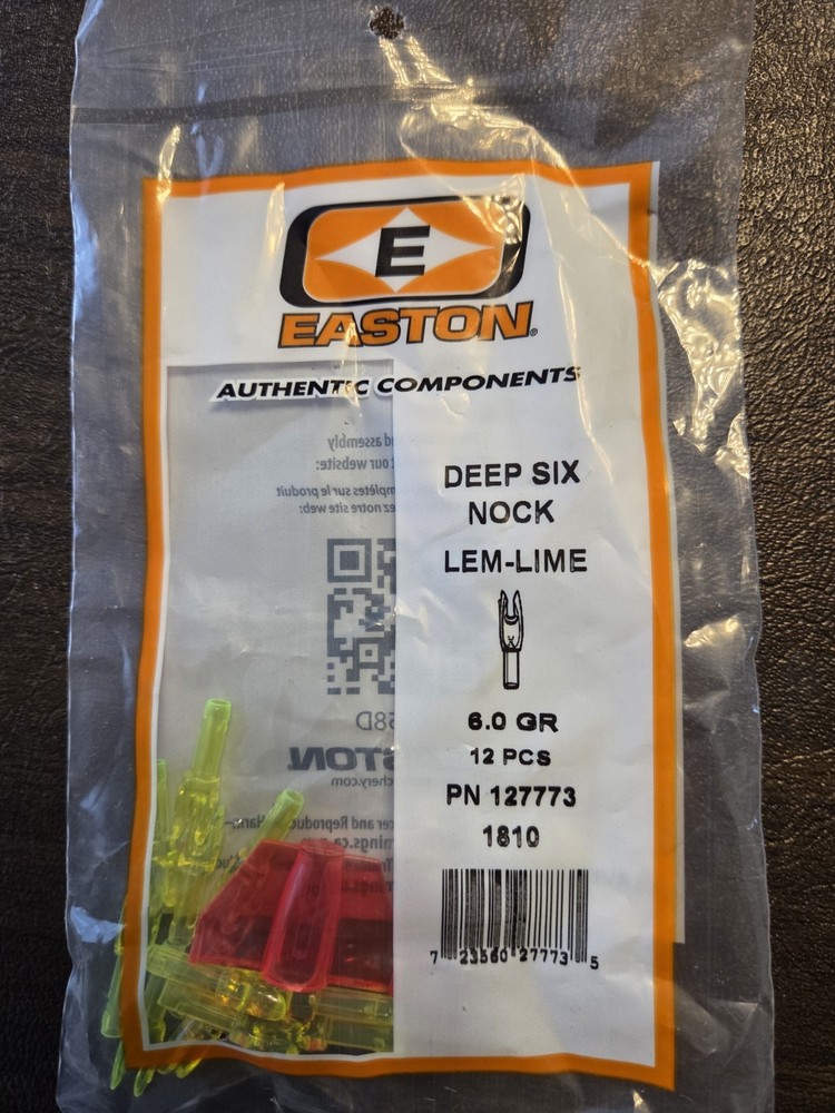 Easton Deep Six Nock Lime