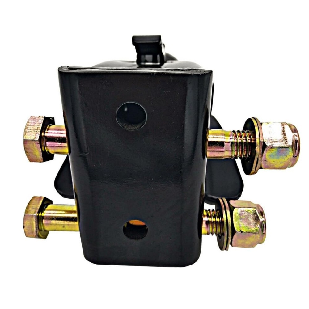 Adjustable Trailer Coupler 2 in 8000LBS Capacity, Channel-Mount Coupler Black