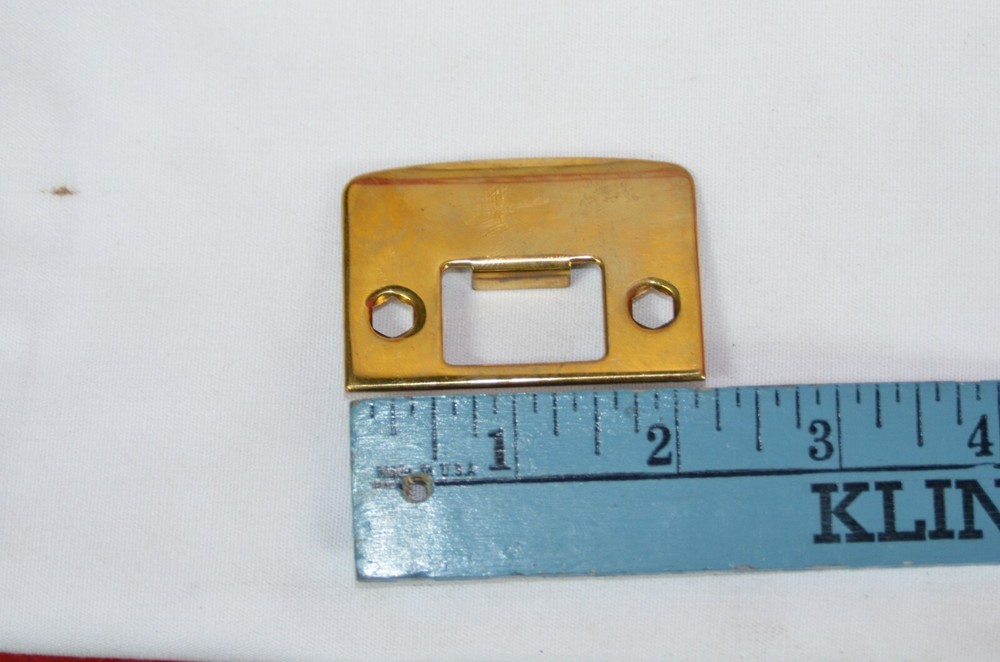 Baldwin Replacement Latch Full Lip Strike Plate ONLY 5510.031 FLS Solid Brass