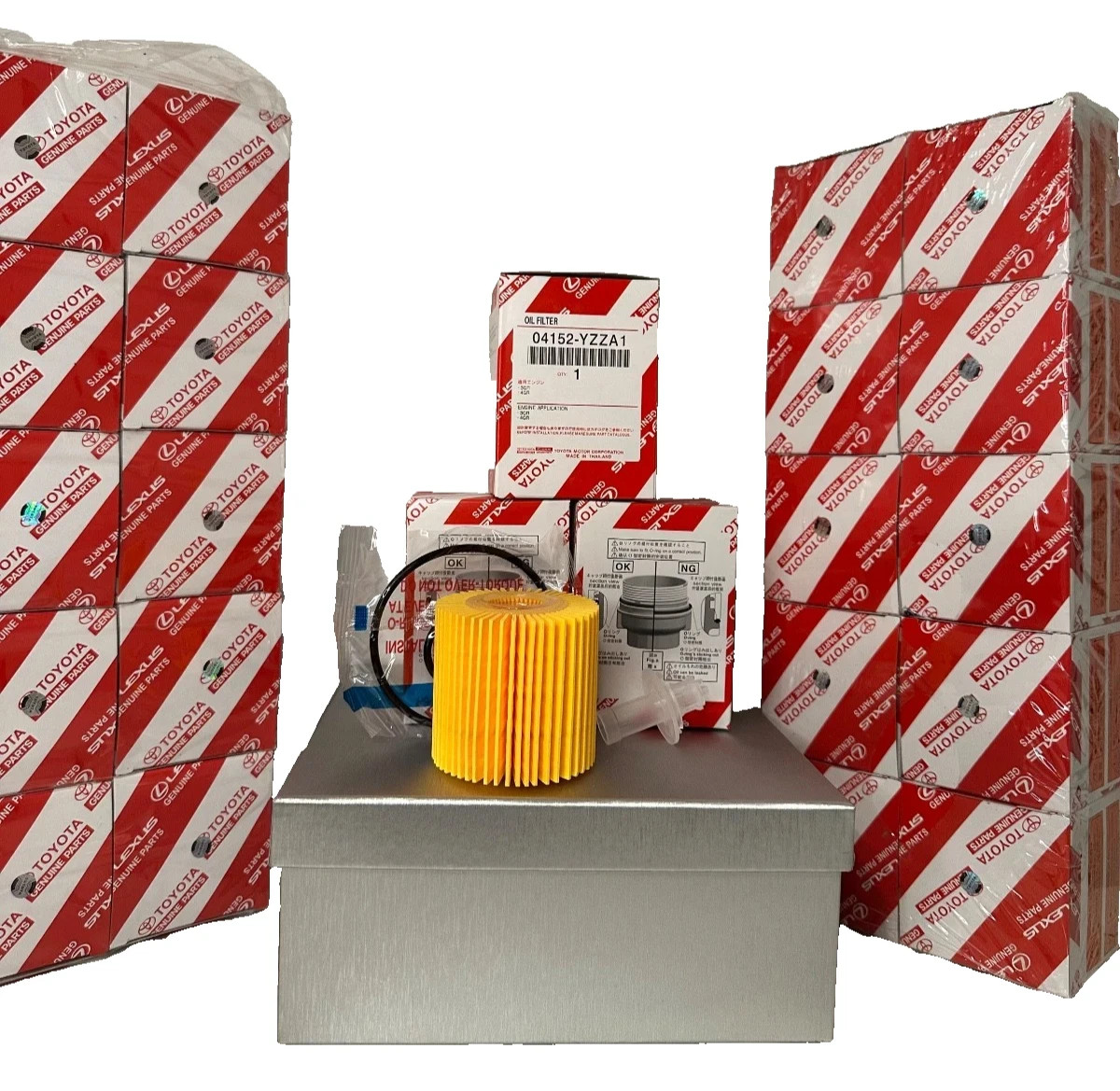 10 PACK TOYOTA LEXUS SCION OEM ENGINE OIL FILTER 04152-YZZA1