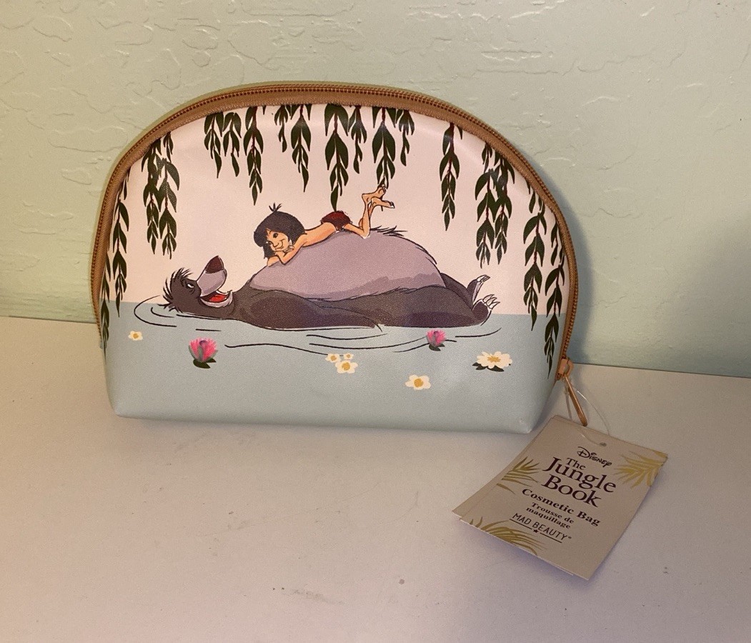 New ~ Disney The Jungle Book Mad Beauty Cosmetic Bag NWT