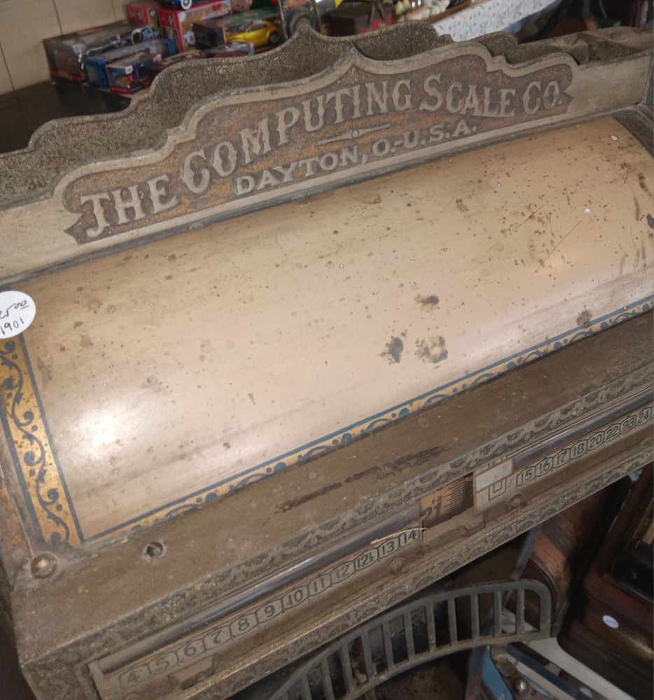 Antique Barrel Scale 1901 The Computing Scale Co