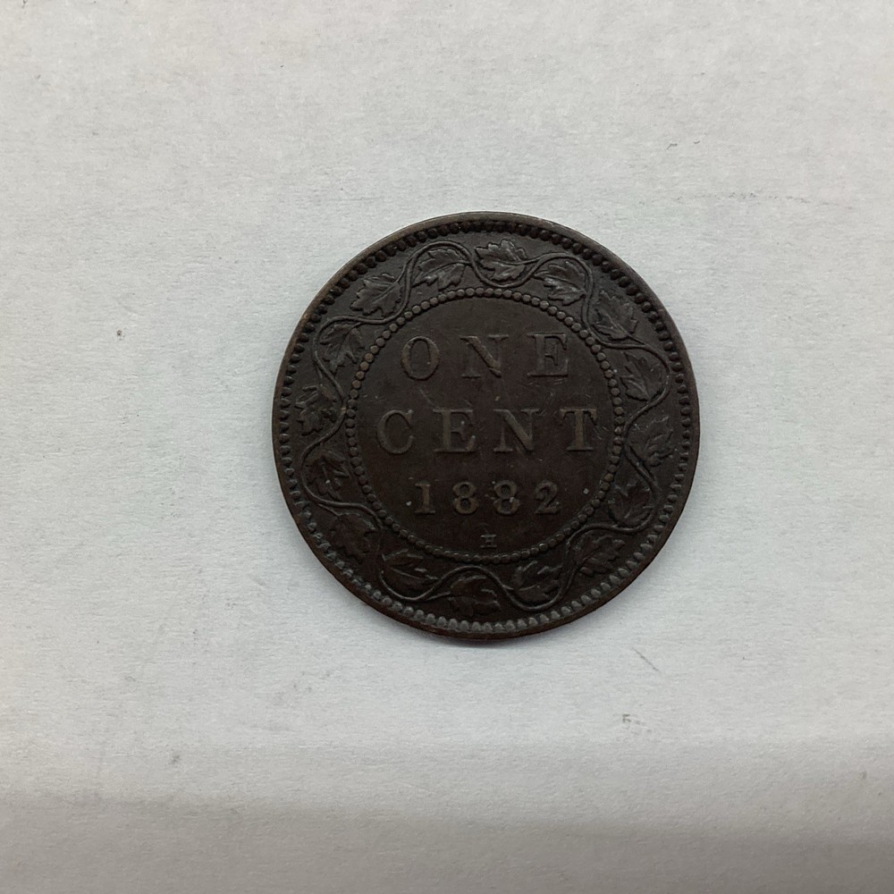 1882-H Canada Large One Cent