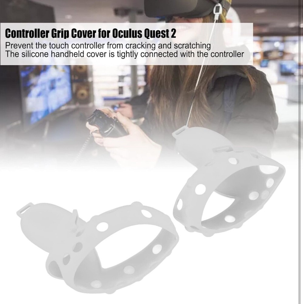 Touch Controller Grip Cover for Oculus 2 Anti-Throw Handle Silicone Protective.