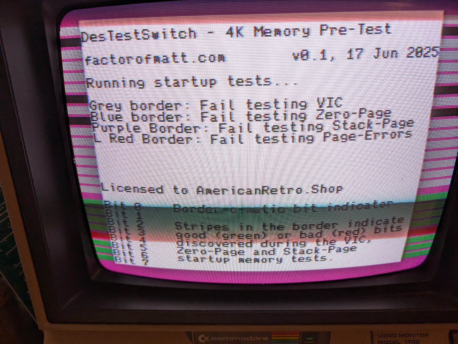 Commodore 64 - Bad RAM, missing SID