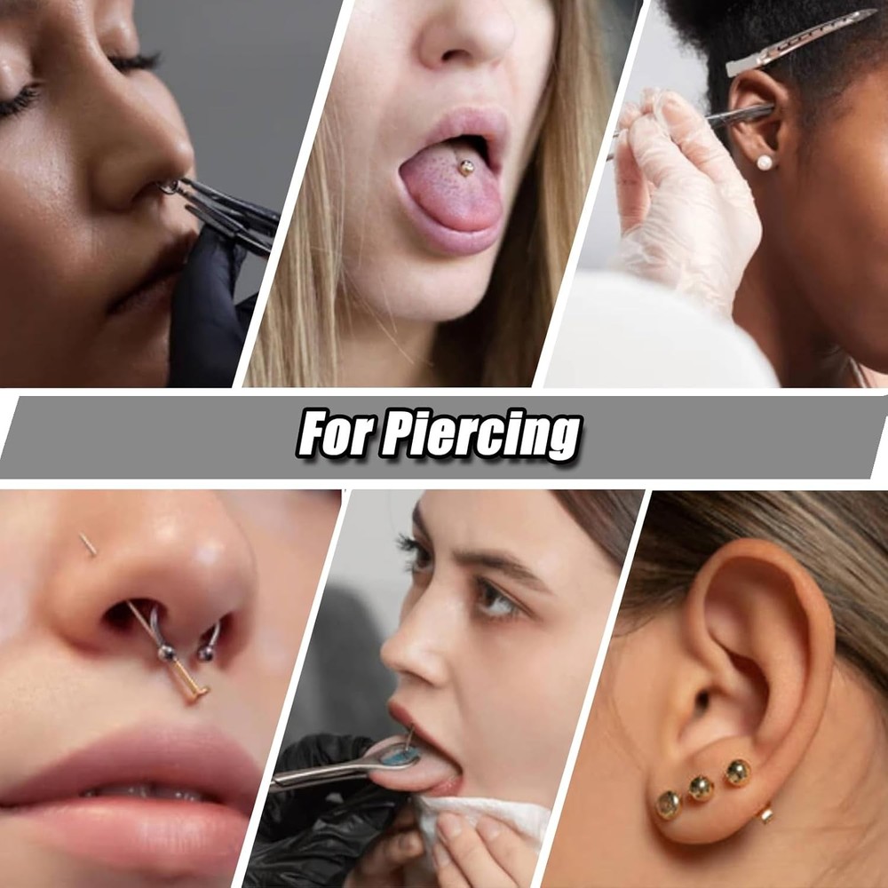 Disposable Triangle Slotted Piercing Clamps 10 Pack - Triangle/10pcs