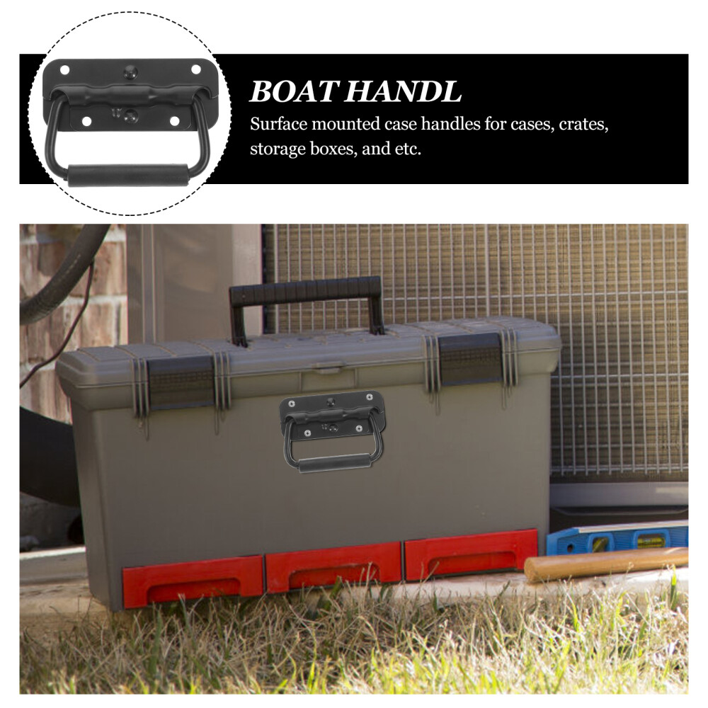 4 Pcs Flush Lift Ring Folding Handle Smooth Surface Ergonomic