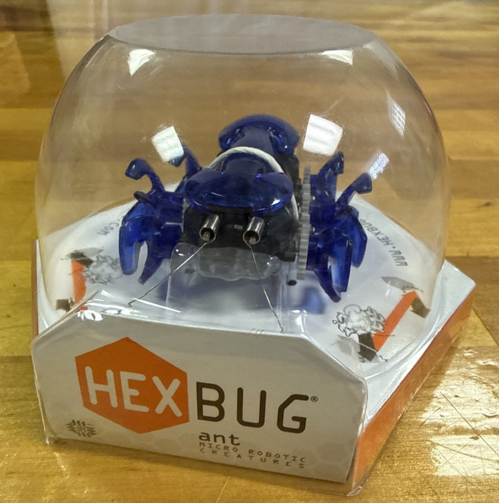 2009 Hex Bug Micro Robotic Ant Blue 60-497 New
