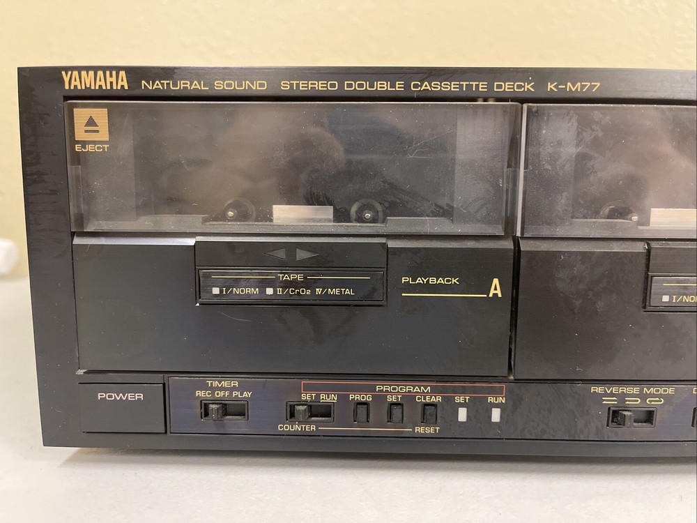 Yamaha k-m77 Double Cassette Deck