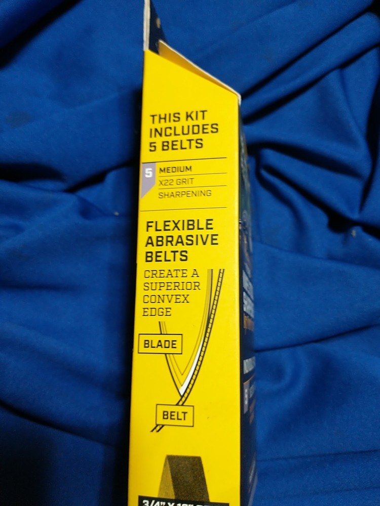 Work Sharp Knife & Tool Sharpener MEDIUM Grit Replacement Belt Kit WSSAK081119