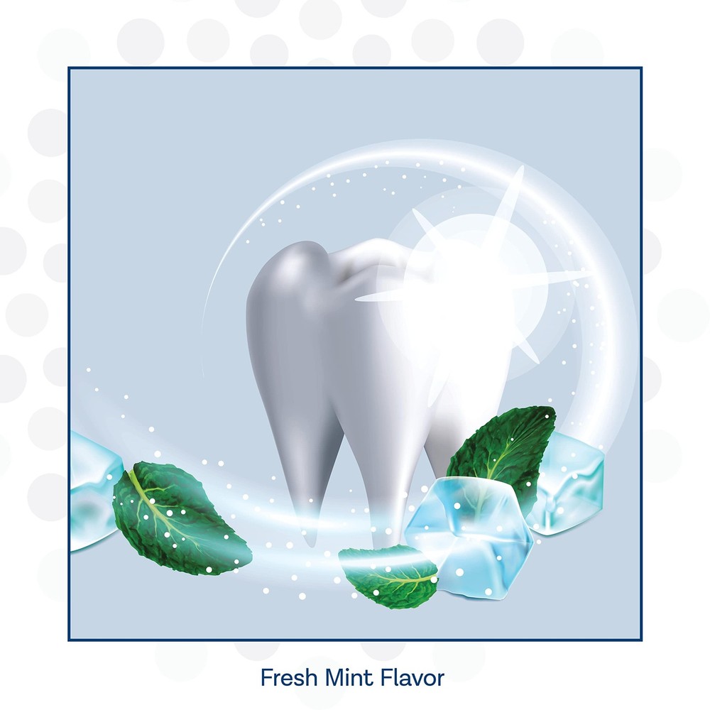 ® Mint Fluoride Toothpaste Gel, ADA Approved, Prevents Cavities, Gingivitis, ...