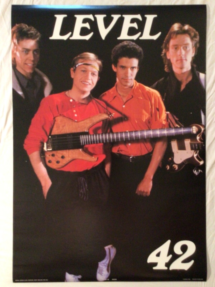 Level 42 1986 Poster Anabas England