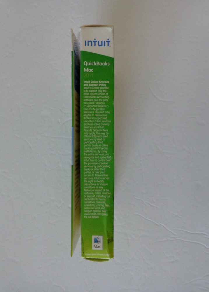 Intuit QuickBooks 2011 for Mac OS X v10.6