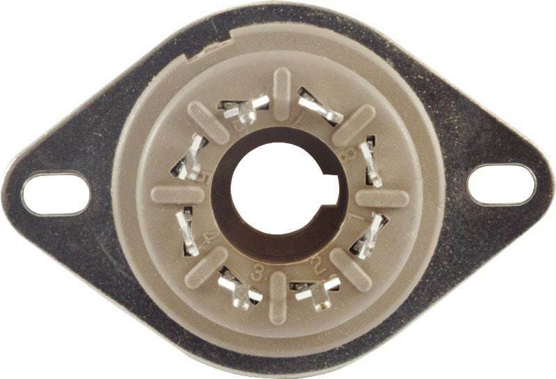 Belton Micalex 8 Pin Octal PC Mount Long Lead Socket