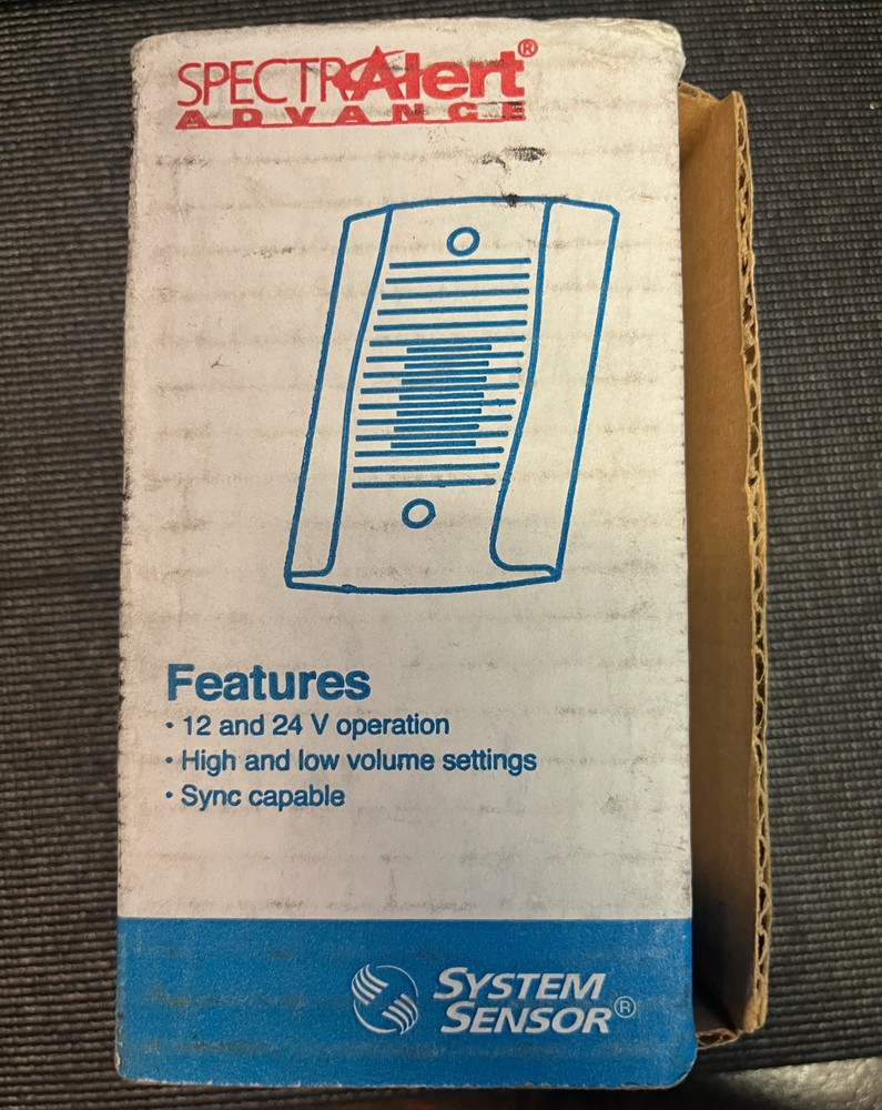 System Sensor MHW SpectrAlert Advance 12/24V Mini-Horn - White