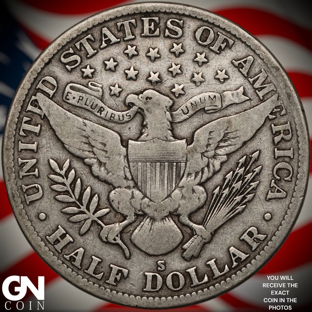 1915 S Barber Half Dollar A2031