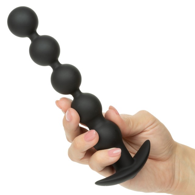 CalExotics Rechargeable Power Balls 10 Speeds Plug Bead Black
