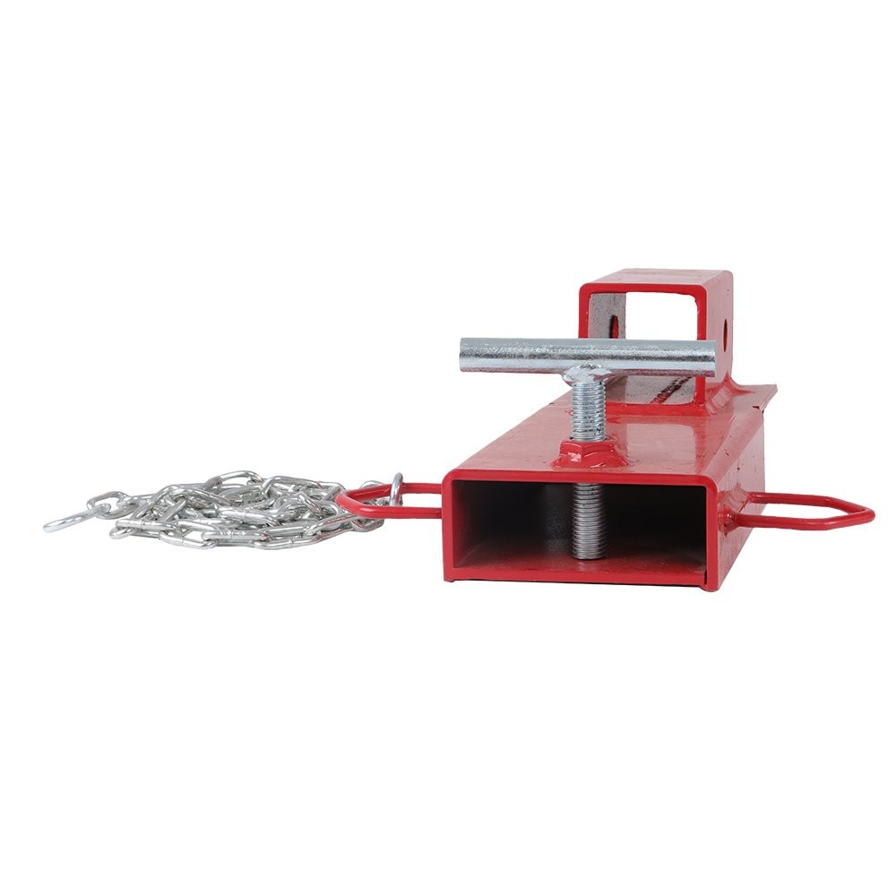 2 inch Clamp On Forklift Hitch Receiver Pallet Fork Trailer Towing Adapter