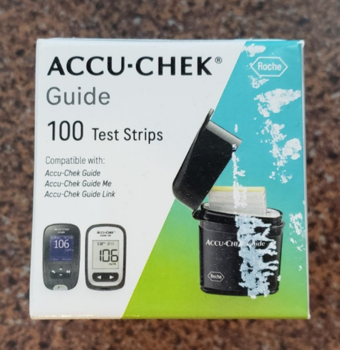 100 Accu Chek Guide Test Strips 10/26+ Expires 10/2026 or later