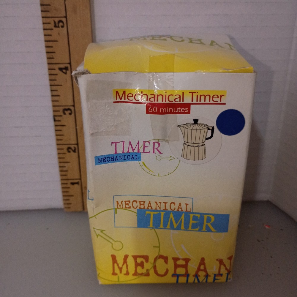Vtg Coffee Percolator Kitchen Timer Blue In Box Tested #13