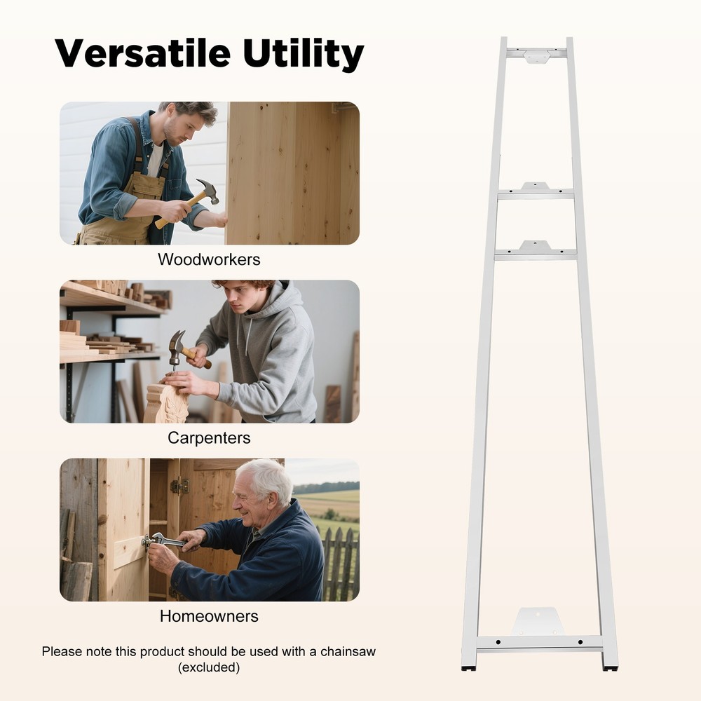 2.7M Professional Milling Rail System Log Chainsaw Mill Guide Set Ladder