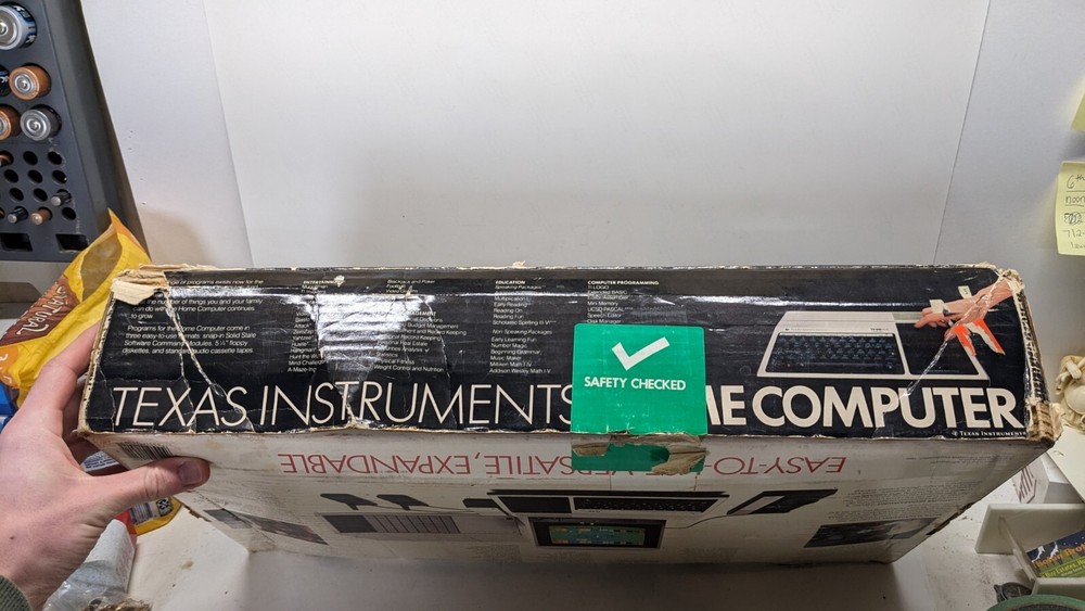 Texas Instruments Ti-99/4A Vintage Computer -bundle- *UNTESTED* Games Box More