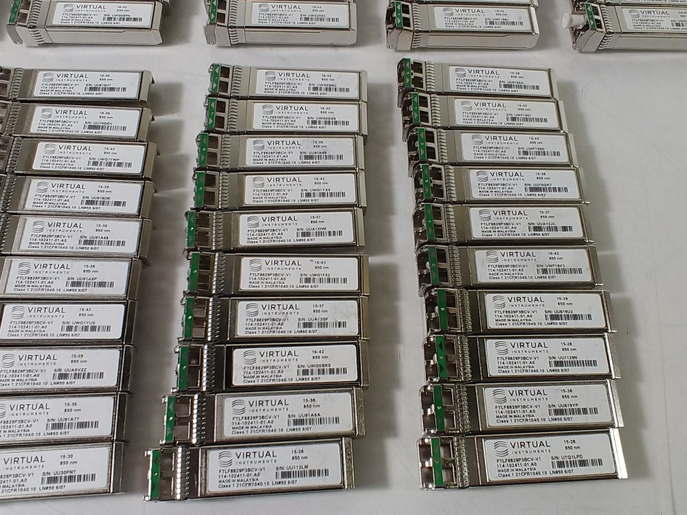 Virtual Instruments Assorted SFP Transceiver Modules Lot Of 90