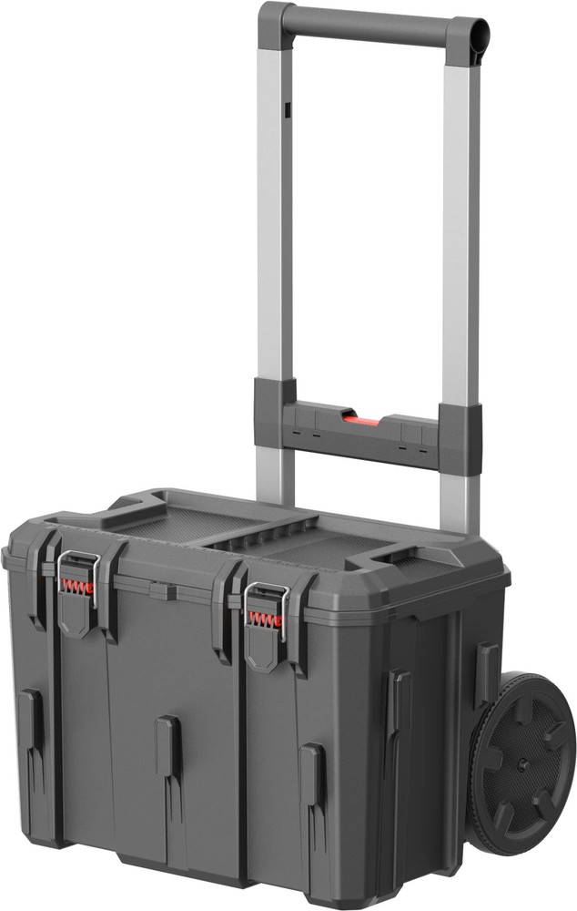 Hyper Tough Hyper Stack Heavy Duty 3 Piece Modular Rolling Toolbox System, Black