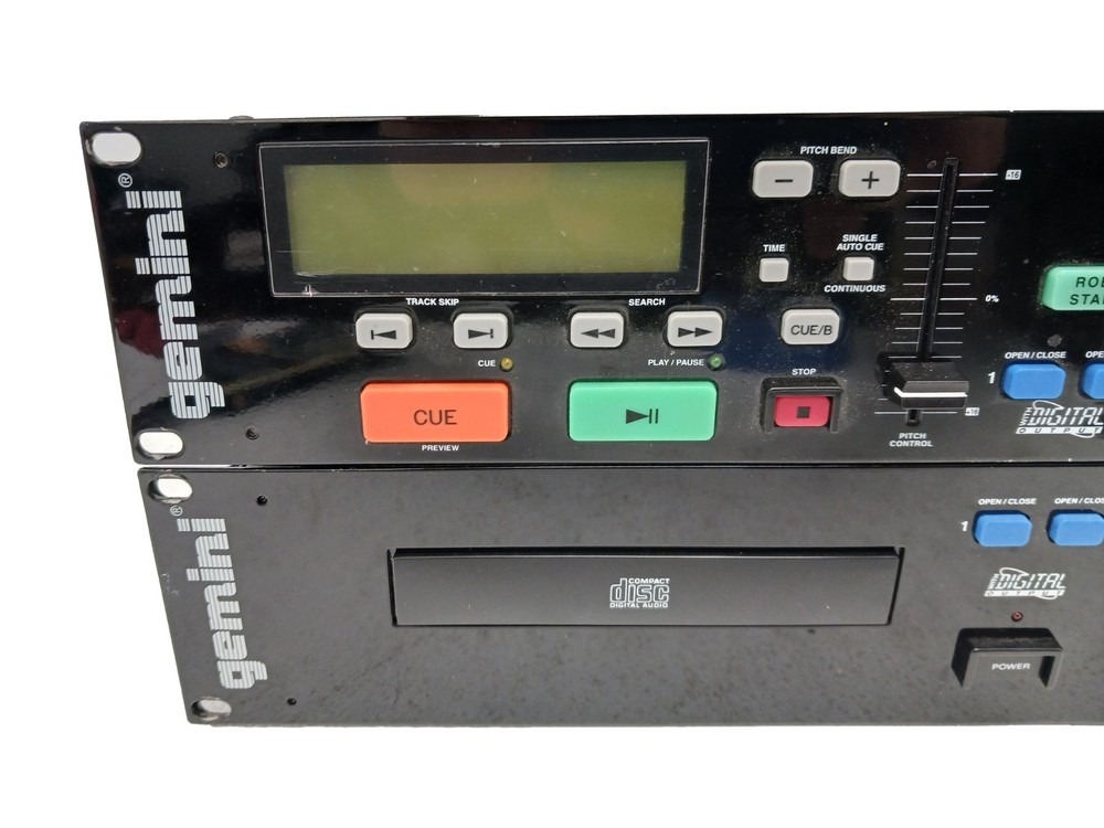 Gemini CD-210 Dual Disc CD Player System - WORKS