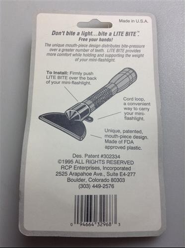 Nite Ize Lite Bite Mini Maglite AA Hands Free Holder Flashlight Torch