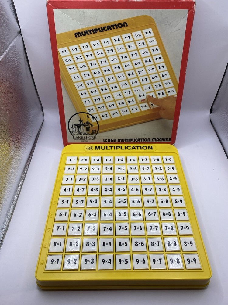 VintageLakeshore Multiplication Machine Math LC1168