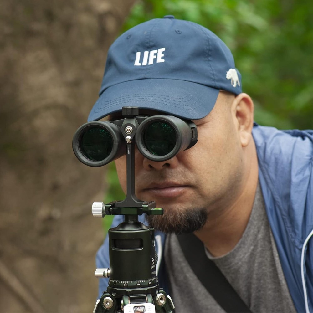 Durable Aluminum Binocular Tripod Adapter with Quick-Release Mechanism