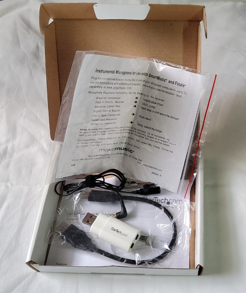 New StarTech ICUSBAUDIO USB to Stereo Audio Adapter Converter