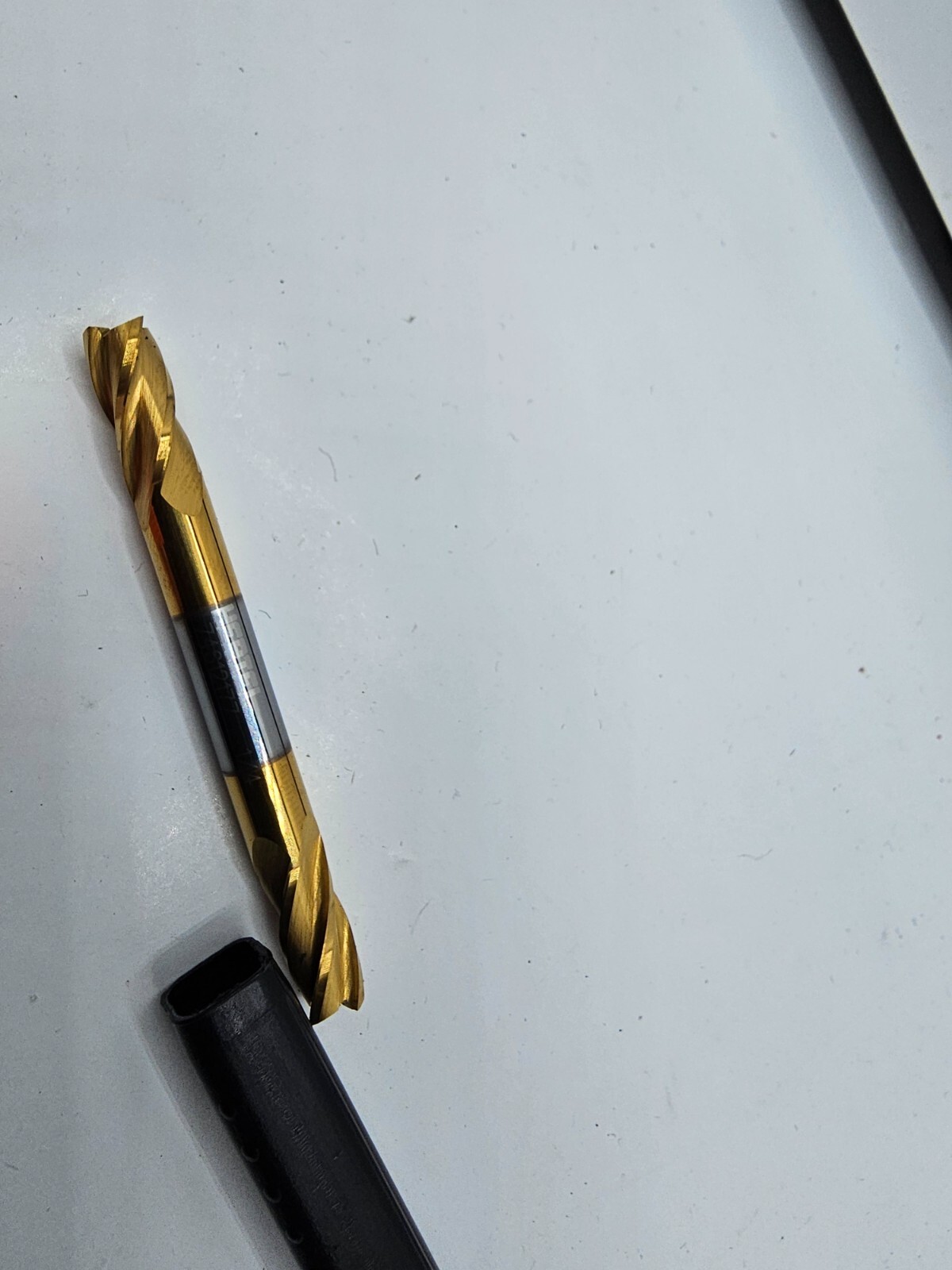 (QTY 2) HERTEL Square End Mill 1/4″ Dia, 1/2″ LOC, 4 FL Solid Carbide 74612177