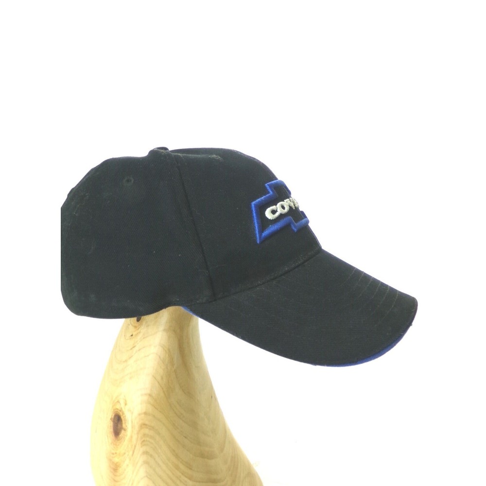Chevrolet Chevy Black Baseball Hat Cap COVERT