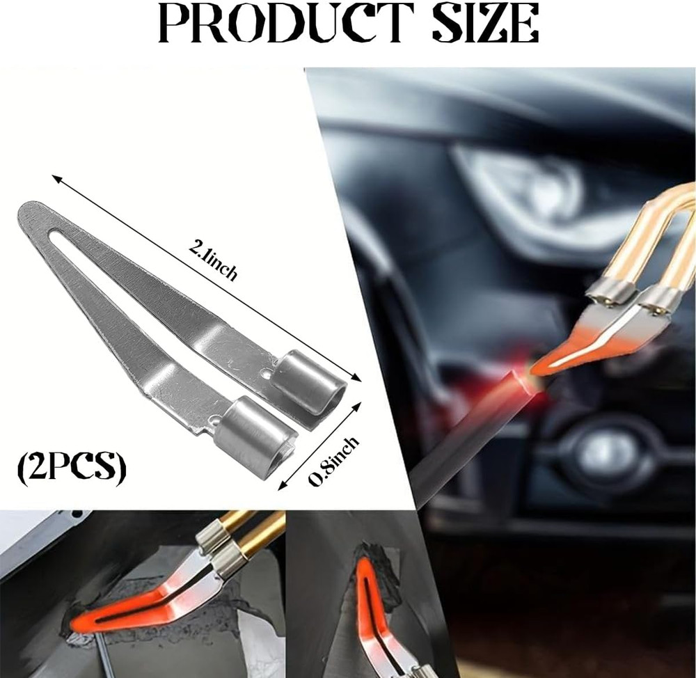 2 PCS Plastic Smoothing Tip Head Welder Soldering Smooth 2pcs