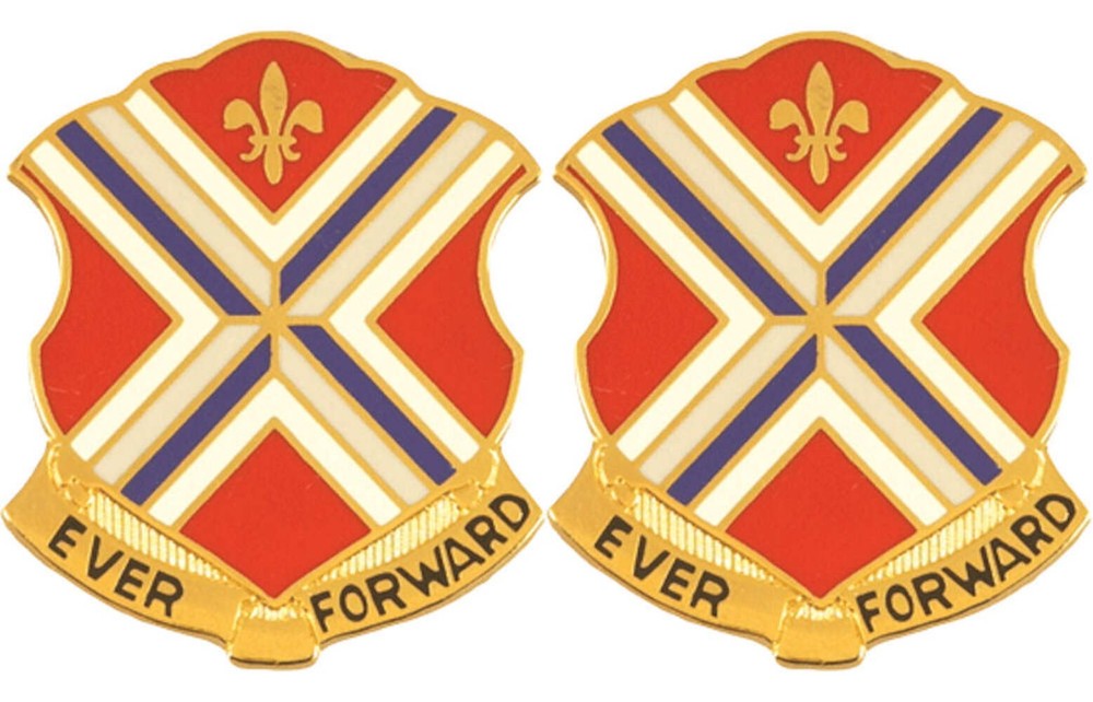116th Infantry Distinctive Unit Insignia - Pair - Ever Forward