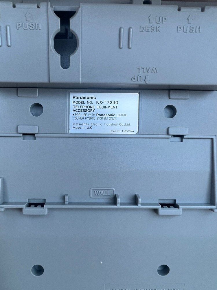 Panasonic KX-T7240 48-Button DSS Console WHITE *Refurbished*