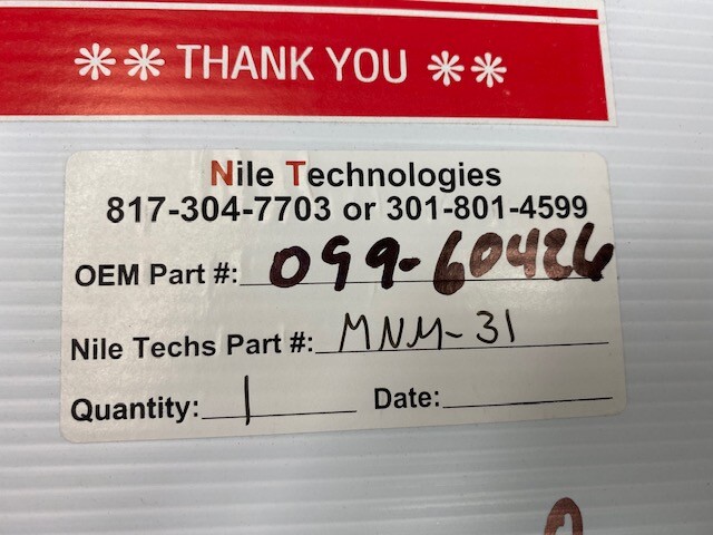 MATRIX LOWER PUMP RING P/N 099-60426, NOS