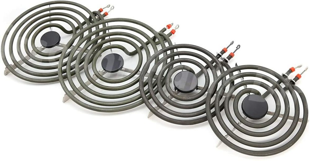 4PK MP22YA Electric Range Burner Element Unit Set 2 pc MP15YA 6" 2 pc MP21YA 8''