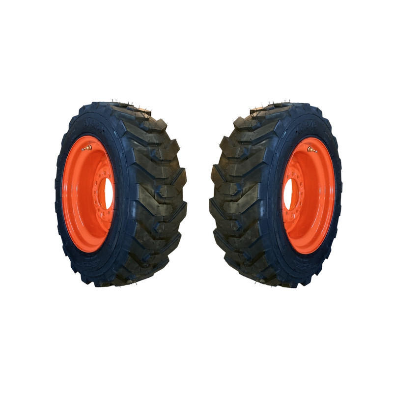 Pair of 2-27X8.50-15 SKS-5 Tires/Rims for Kubota/Kioti Tractor-27-8.50-15(6 LUG)